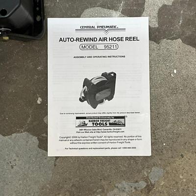 940 Central Pneumatic Air Hose Reel