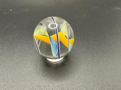 MULTICOLORED HELTER SKELTER SWIRL MARBLE