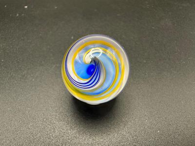 MULTICOLORED HELTER SKELTER SWIRL MARBLE