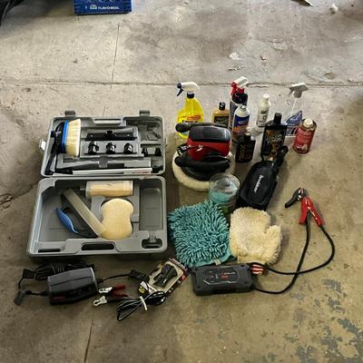 1030 Bon Aire Polisher/Buffer, Brookstone Car Cleaner, Brushes, Chemical Cleaners, Battery Charger