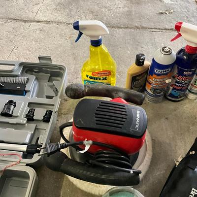 1030 Bon Aire Polisher/Buffer, Brookstone Car Cleaner, Brushes, Chemical Cleaners, Battery Charger