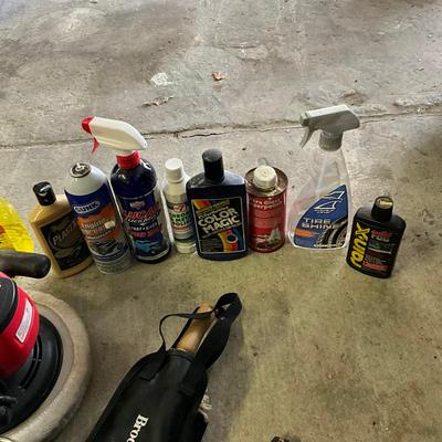 1030 Bon Aire Polisher/Buffer, Brookstone Car Cleaner, Brushes, Chemical Cleaners, Battery Charger
