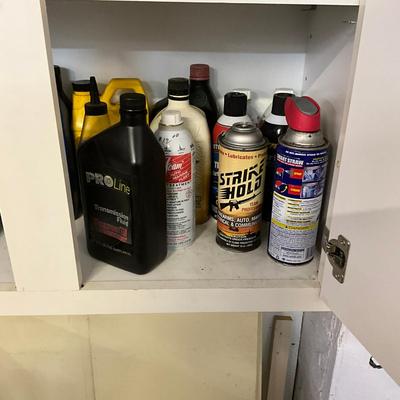 1036 Assortment Of Oils, Grease And Auto Lubricants