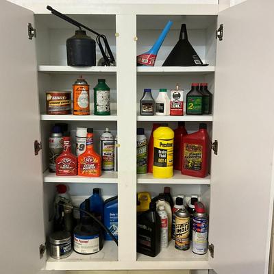 1036 Assortment Of Oils, Grease And Auto Lubricants