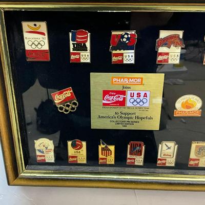 1039 Limited Edition 19922 Olympic Collector's Pin Series And Atlanta 1996 Summer Games Pin