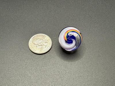 MULTICOLORED RAINBOW SWIRL MARBLE