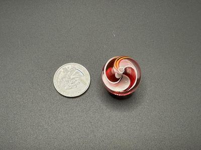 BEAUTIFUL MULTICOLORED RIBBON CORE MARBLE