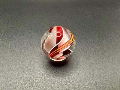 BEAUTIFUL MULTICOLORED RIBBON CORE MARBLE