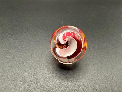 BEAUTIFUL MULTICOLORED RIBBON CORE MARBLE