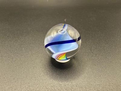 RADIANT RAINBOW COLORED SWIRL MARBLE