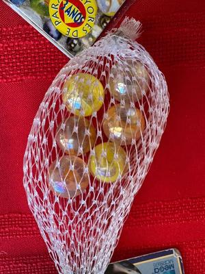 5 UNOPENED BAG OF MARBLES