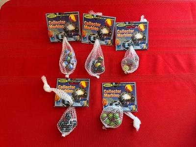 5 UNOPENED BAG OF MARBLES