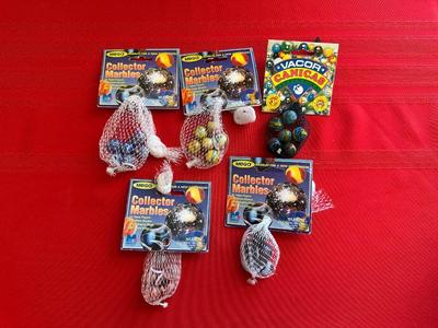 5 UNOPENED BAG OF MARBLES