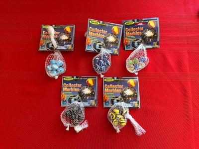 5 UNOPENED BAG OF MARBLES