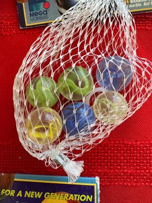 5 UNOPENED BAG OF MARBLES