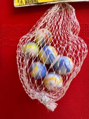 3 UNOPENED BAG OF MARBLES