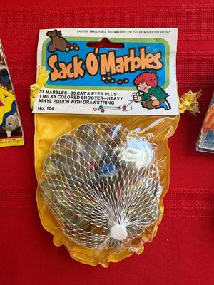 3 UNOPENED BAG OF MARBLES