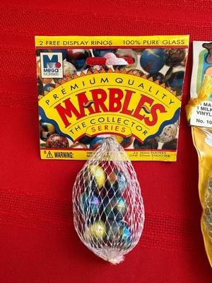 3 UNOPENED BAG OF MARBLES