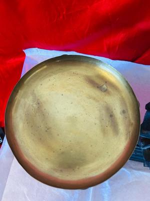 19th CENTURY FRENCH CAST IRON AND BRASS BALANCE SCALE