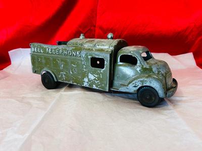 50’s TOY HUBLEY BELL TELEPHONE UTILITY TRUCK