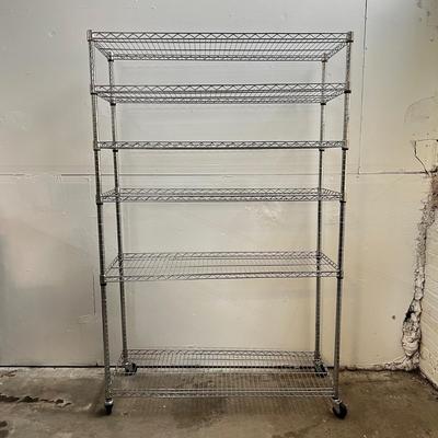 571 Berkley Jensen Stainless Steel Shelving Unit