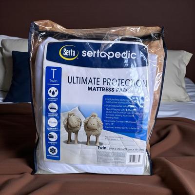 New Serta Sertapedic Twin Mattress Protection Pad