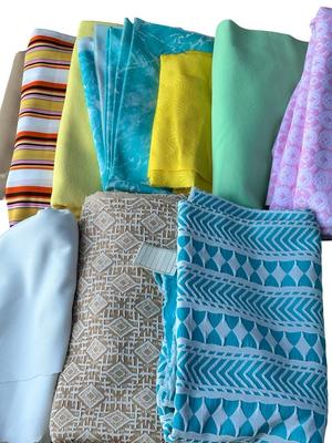 Big Box of Polyester Double Knit Fabrics