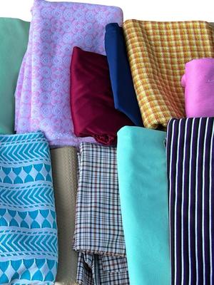 Big Box of Polyester Double Knit Fabrics