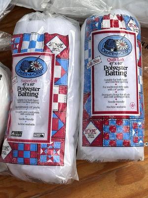 Lot of Batting, Felt, and Pillow Inserts