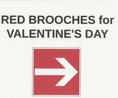 BROOCHES VALENTIN'S DAY