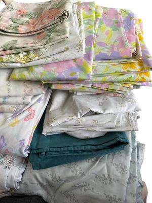 Big Box of a Variety of Sheet/Pillowcases Sets