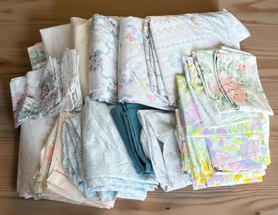 Big Box of a Variety of Sheet/Pillowcases Sets