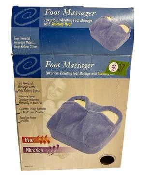 Foot Massager w Heat New in Box; Tested/Works
