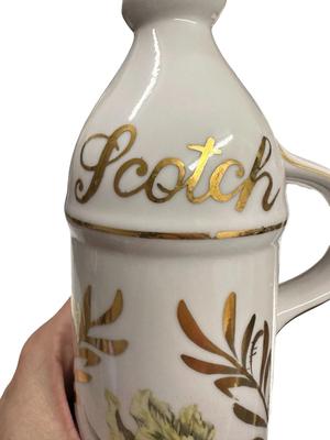 3 Misc. Kitchen Items- New Coffee Carafe, Scotch Decanter, and Corning Ware Jar w Lid