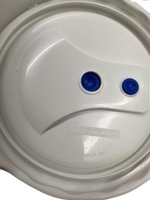 3 Misc. Kitchen Items- New Coffee Carafe, Scotch Decanter, and Corning Ware Jar w Lid