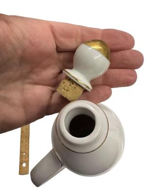 3 Misc. Kitchen Items- New Coffee Carafe, Scotch Decanter, and Corning Ware Jar w Lid