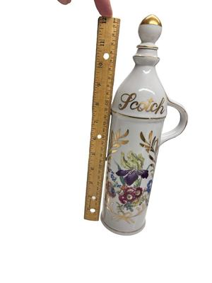 3 Misc. Kitchen Items- New Coffee Carafe, Scotch Decanter, and Corning Ware Jar w Lid