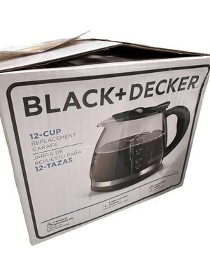 3 Misc. Kitchen Items- New Coffee Carafe, Scotch Decanter, and Corning Ware Jar w Lid