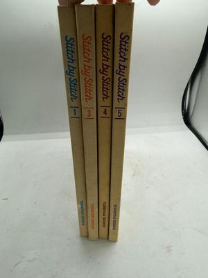 Set of 4 stitch by stitch books