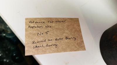 ADVANCED CAR RAILCAR MOVER/JACK AND RAIL CAR ROLLER OUT OF WHEEL BEARING