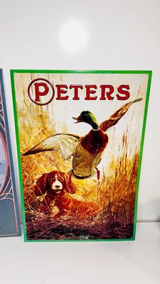 PETER’s and WINCHESTER TIN SIGNS