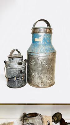 VINTAGE MILK TRANSPORTER CANS