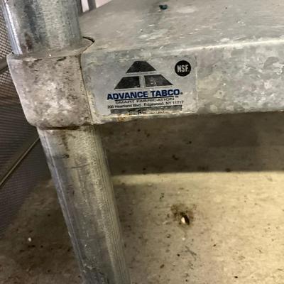 1046 Large Commercial Stainless Steel Work Table