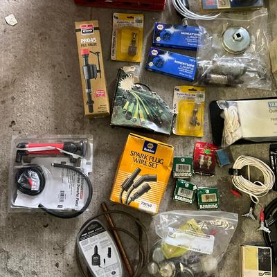 1047 Lot Of Auto And Marine Parts With Plumbing Chemicals/Adhesives