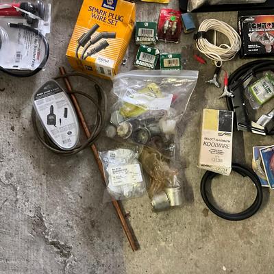 1047 Lot Of Auto And Marine Parts With Plumbing Chemicals/Adhesives