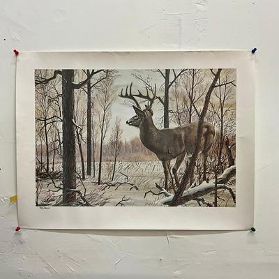 1051 Four Signed Waterfowl Prints