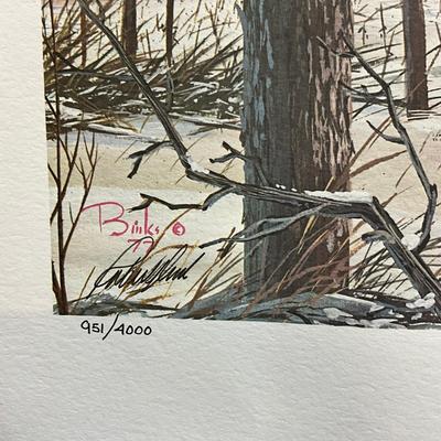 1051 Four Signed Waterfowl Prints