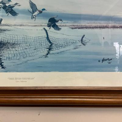 1051 Four Signed Waterfowl Prints