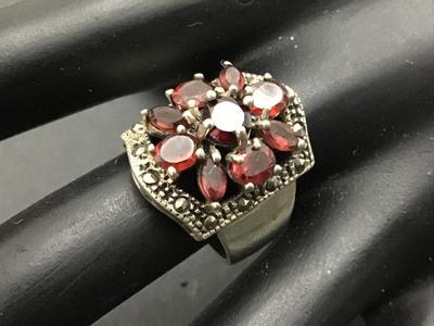 Sterling 925 Beatiful Large Cocktail Ring