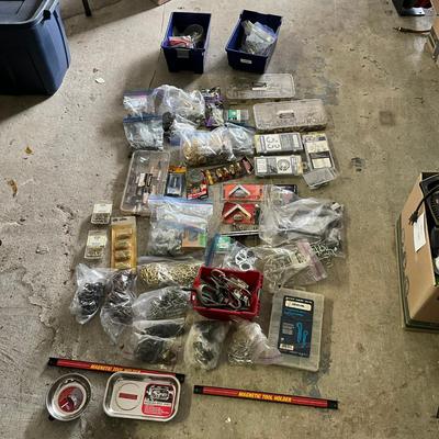 1043 Assortment Of Hardware & Tools